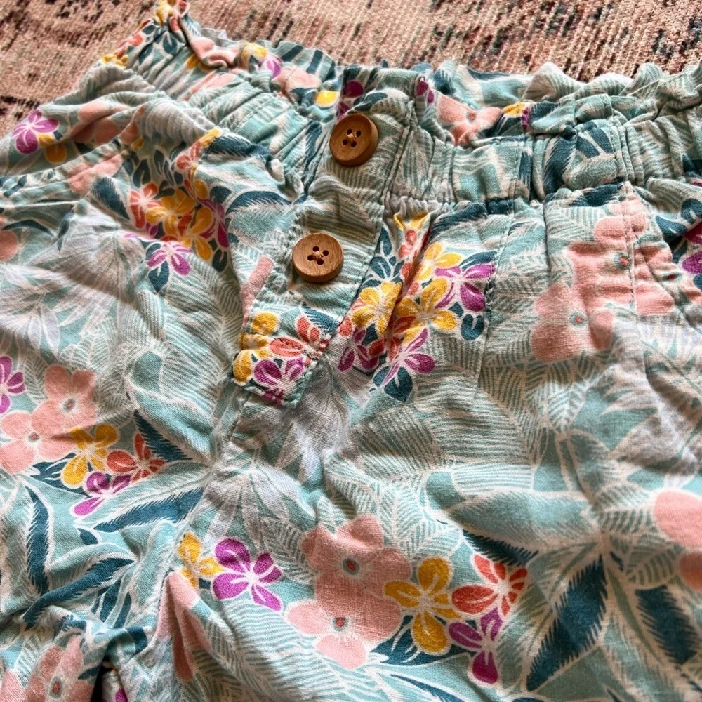OshKosh B'gosh Tropical Print Elastic Waist Shorts